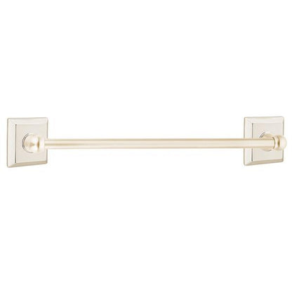 Emtek - Traditional Brass Towel Bar, 24 Inch