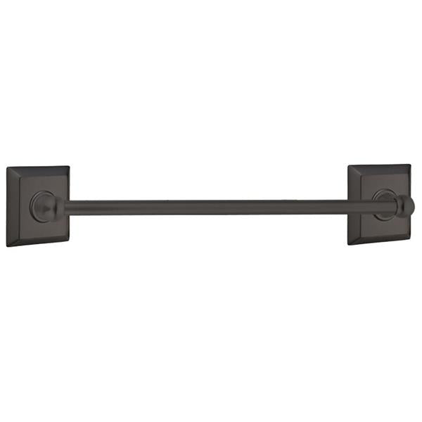 Emtek - Traditional Brass Towel Bar, 24 Inch