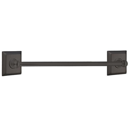 Emtek - Traditional Brass Towel Bar, 24 Inch
