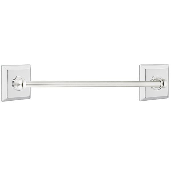 Emtek - Traditional Brass Towel Bar, 24 Inch