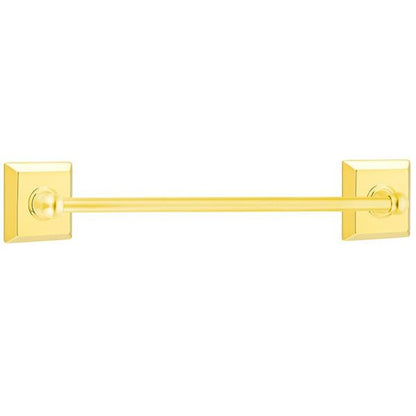 Emtek - Traditional Brass Towel Bar, 24 Inch