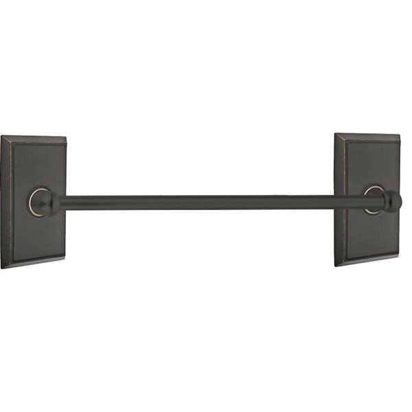 Emtek - Traditional Brass Towel Bar, 24 Inch