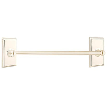 Emtek - Traditional Brass Towel Bar, 24 Inch