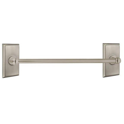 Emtek - Traditional Brass Towel Bar, 24 Inch
