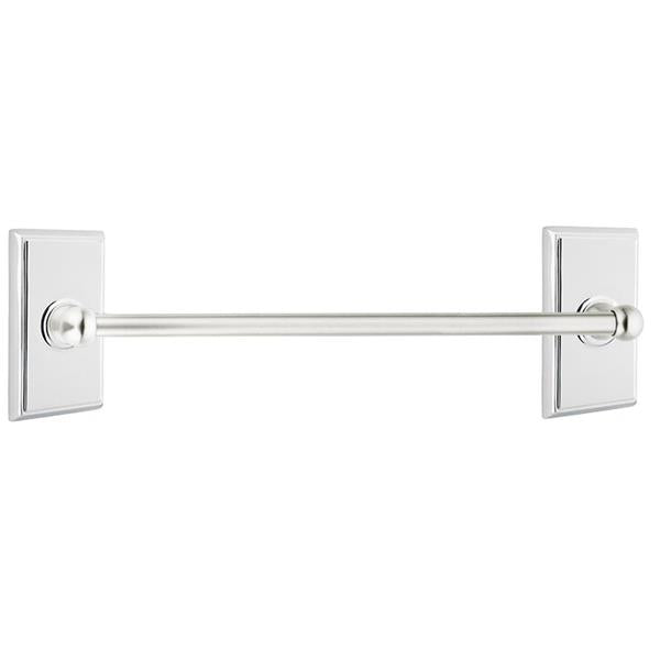 Emtek - Traditional Brass Towel Bar, 24 Inch