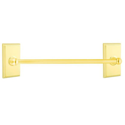 Emtek - Traditional Brass Towel Bar, 24 Inch