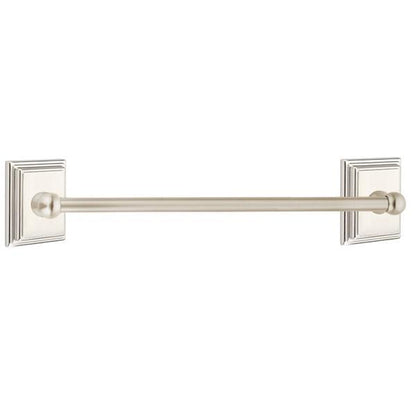 Emtek - Traditional Brass Towel Bar, 24 Inch