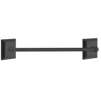 Emtek - Traditional Brass Towel Bar, 24 Inch