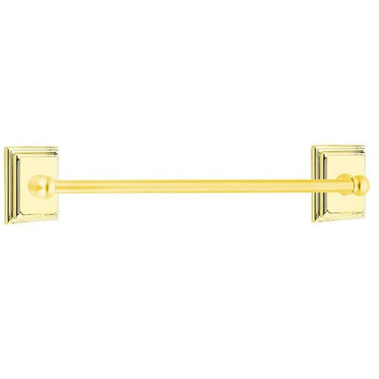 Emtek - Traditional Brass Towel Bar, 24 Inch