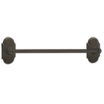 Emtek - Traditional Brass Towel Bar, 24 Inch