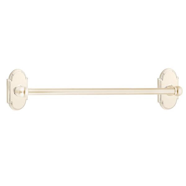 Emtek - Traditional Brass Towel Bar, 24 Inch