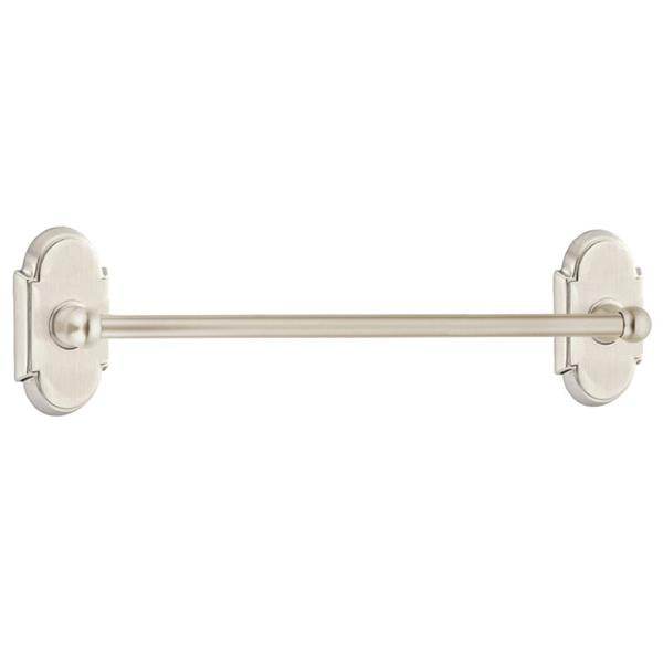 Emtek - Traditional Brass Towel Bar, 24 Inch