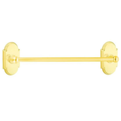 Emtek - Traditional Brass Towel Bar, 24 Inch