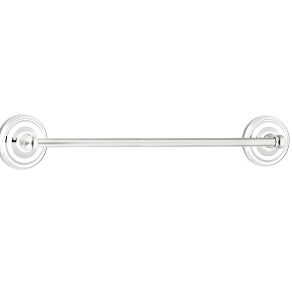 Emtek - Traditional Brass Towel Bar, 30 Inch