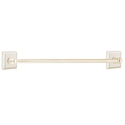Emtek - Traditional Brass Towel Bar, 30 Inch