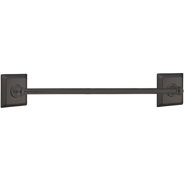 Emtek - Traditional Brass Towel Bar, 30 Inch