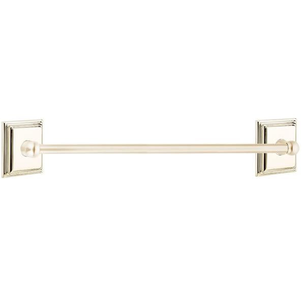 Emtek - Traditional Brass Towel Bar, 30 Inch