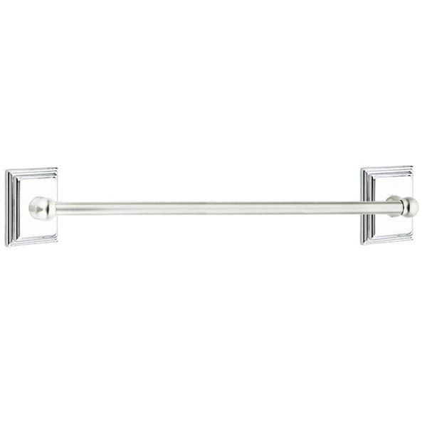 Emtek - Traditional Brass Towel Bar, 30 Inch