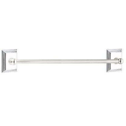 Emtek - Traditional Brass Towel Bar, 30 Inch