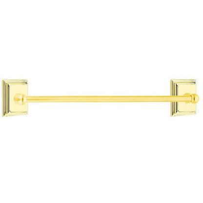 Emtek - Traditional Brass Towel Bar, 30 Inch