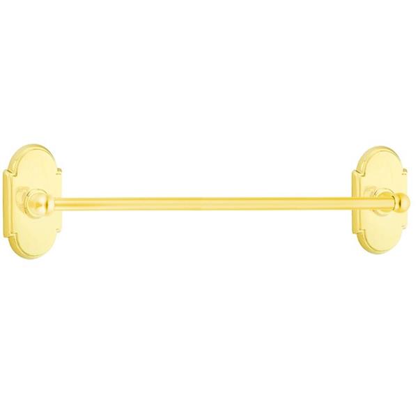 Emtek - Traditional Brass Towel Bar, 30 Inch