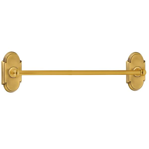 Emtek - Traditional Brass Towel Bar, 30 Inch