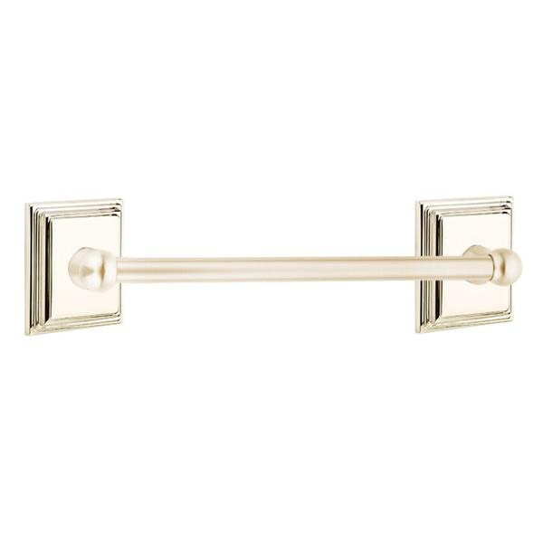 Emtek - Traditional Brass Towel Bar, 12 Inch
