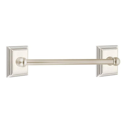 Emtek - Traditional Brass Towel Bar, 12 Inch