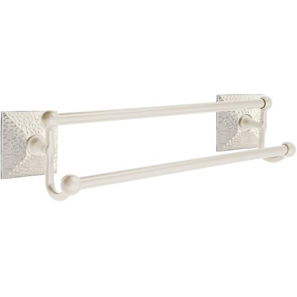 Emtek - Traditional Brass Double Towel Bar, 18 Inch