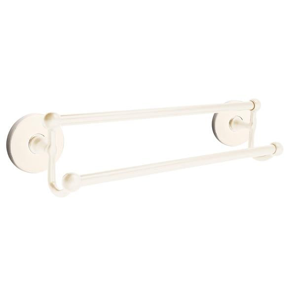 Emtek - Traditional Brass Double Towel Bar, 18 Inch