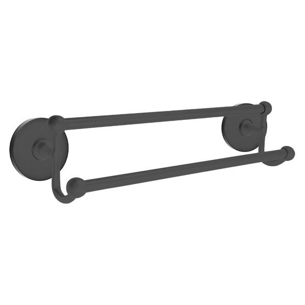 Emtek - Traditional Brass Double Towel Bar, 18 Inch