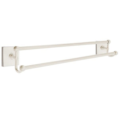 Emtek - Traditional Brass Double Towel Bar, 24 Inch
