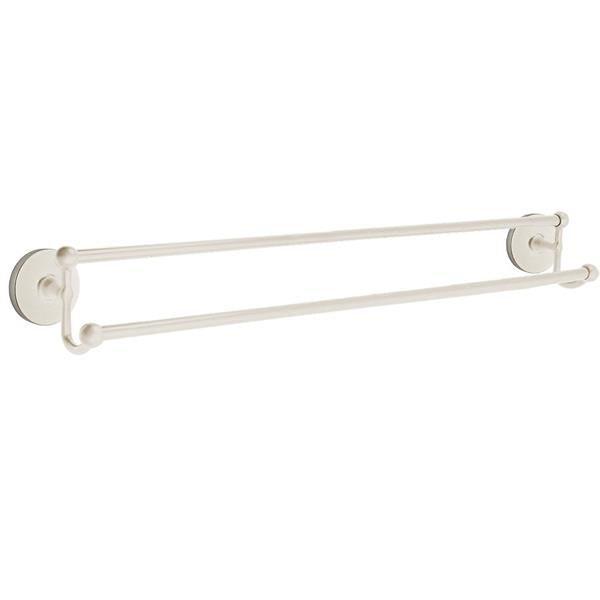 Emtek - Traditional Brass Double Towel Bar, 30 Inch