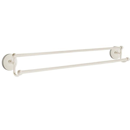 Emtek - Traditional Brass Double Towel Bar, 30 Inch