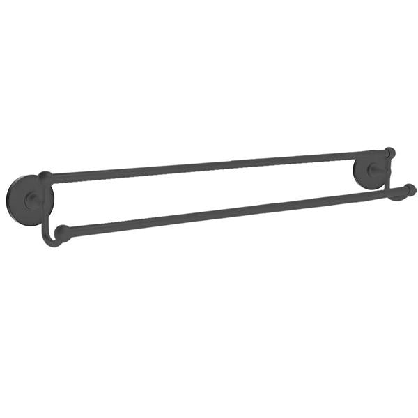 Emtek - Traditional Brass Double Towel Bar, 30 Inch