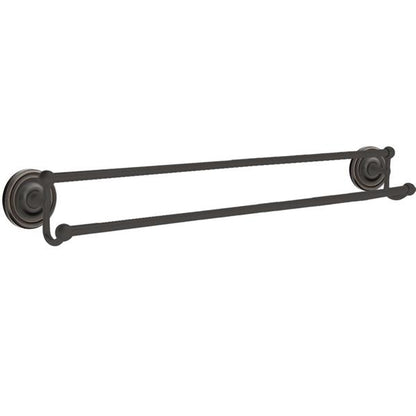 Emtek - Traditional Brass Double Towel Bar, 30 Inch