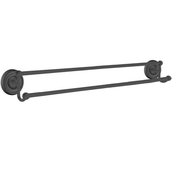 Emtek - Traditional Brass Double Towel Bar, 30 Inch