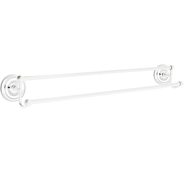 Emtek - Traditional Brass Double Towel Bar, 30 Inch