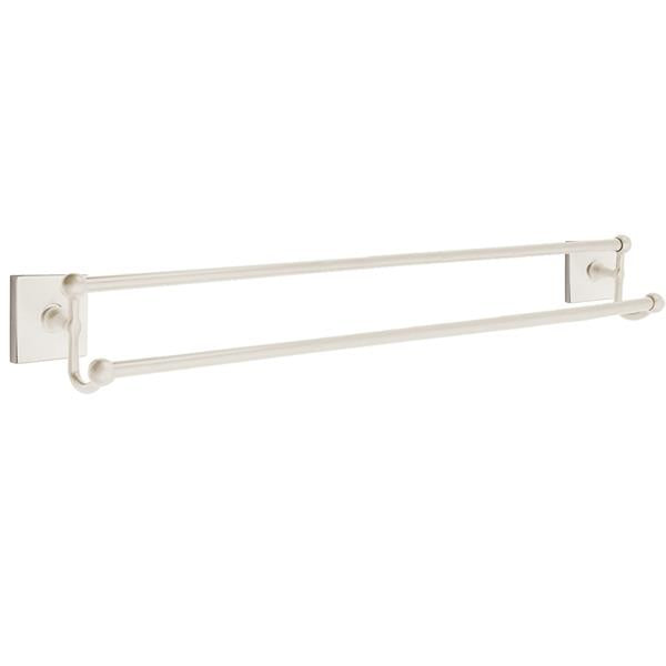 Emtek - Traditional Brass Double Towel Bar, 30 Inch