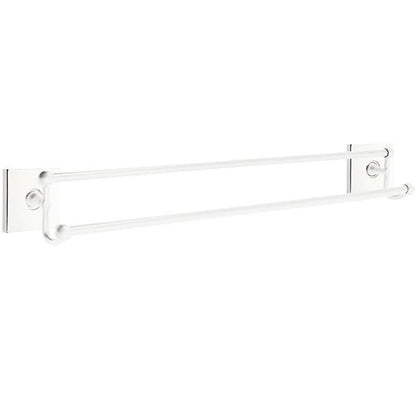 Emtek - Traditional Brass Double Towel Bar, 30 Inch