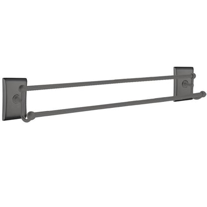 Emtek - Traditional Brass Double Towel Bar, 30 Inch