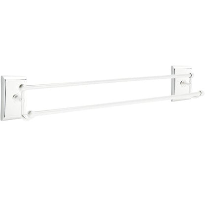 Emtek - Traditional Brass Double Towel Bar, 30 Inch