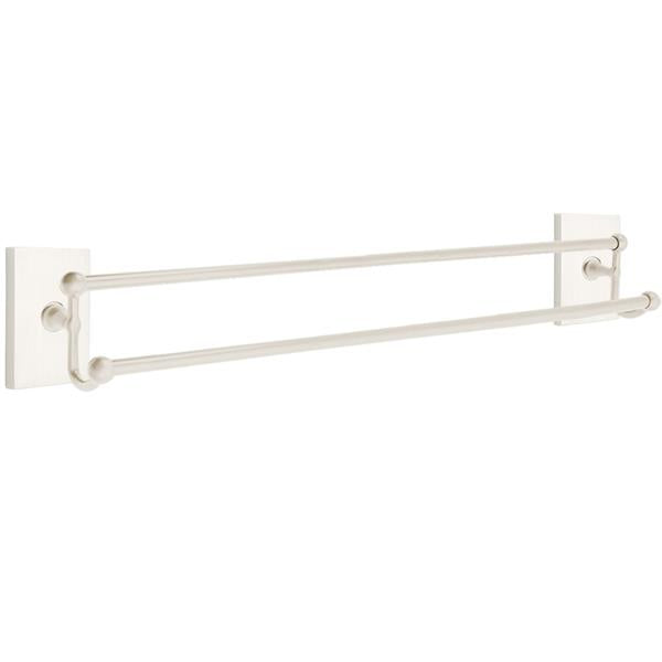 Emtek - Traditional Brass Double Towel Bar, 30 Inch