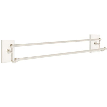Emtek - Traditional Brass Double Towel Bar, 30 Inch