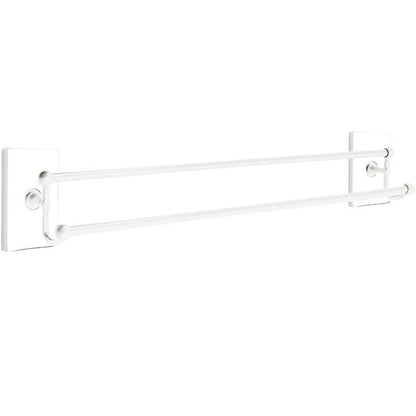 Emtek - Traditional Brass Double Towel Bar, 30 Inch
