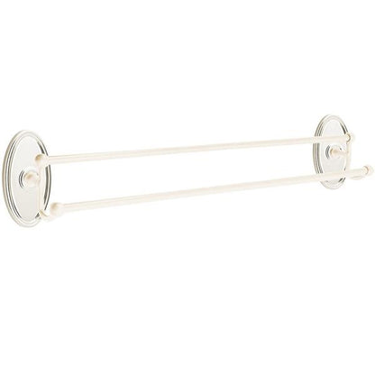 Emtek - Traditional Brass Double Towel Bar, 30 Inch