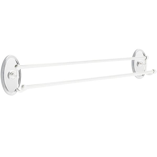 Emtek - Traditional Brass Double Towel Bar, 30 Inch