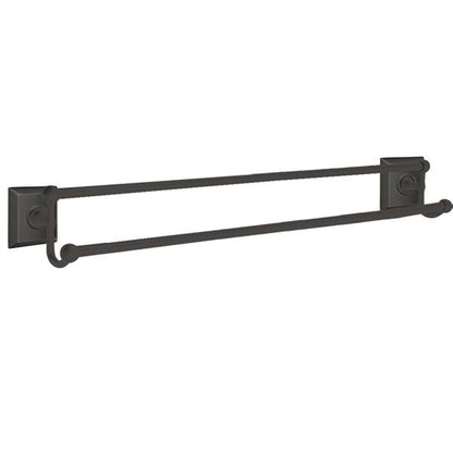Emtek - Traditional Brass Double Towel Bar, 30 Inch