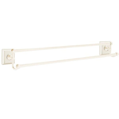 Emtek - Traditional Brass Double Towel Bar, 30 Inch