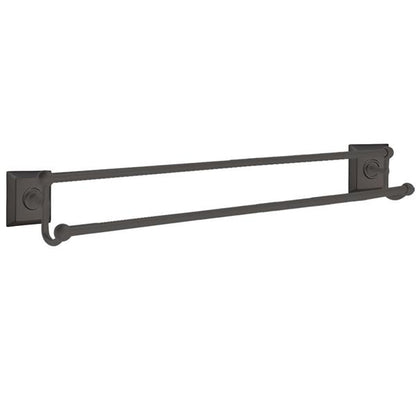 Emtek - Traditional Brass Double Towel Bar, 30 Inch